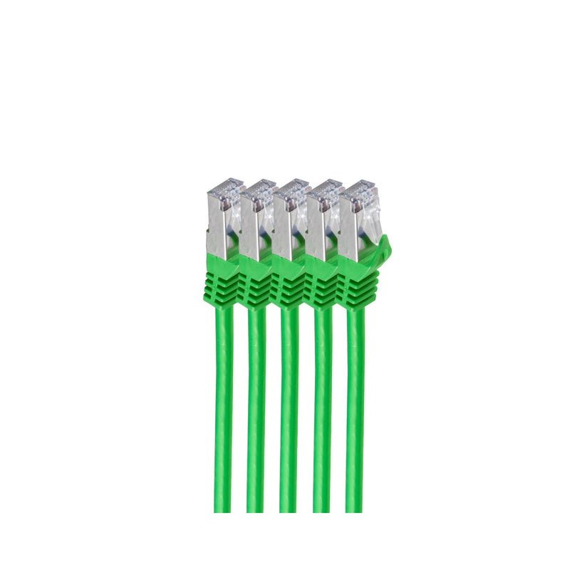 Shiverpeaks RJ45 Network Cable S FTP, CAT.7 VE5, 5M Green