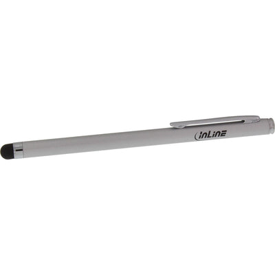 Inline® Stylus, Pen For Touchscreens Of Smartphone & Tablet, Silver — image 1