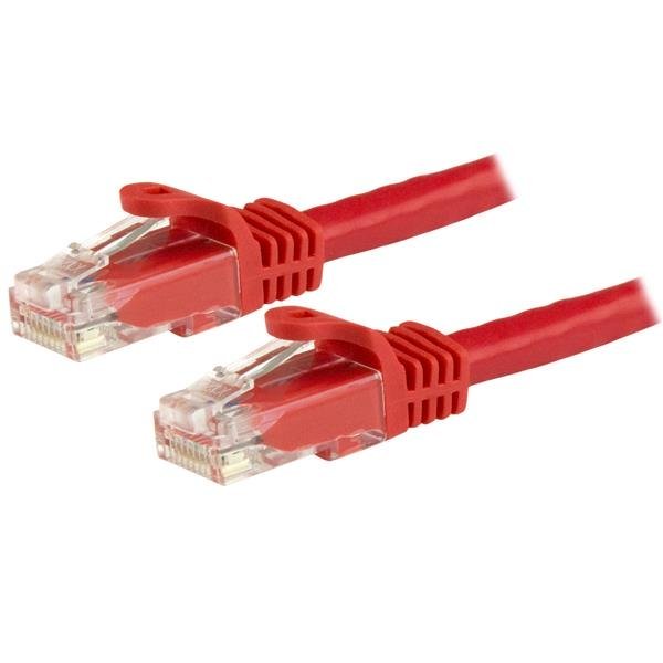 StarTech Cable Network Eth. CAT.6 Snagless 3M Rojo - Ca