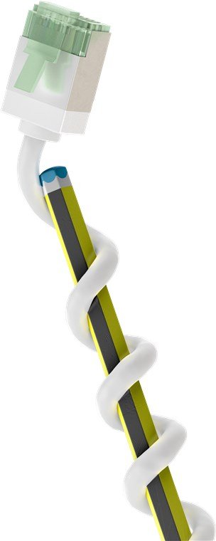 Goobay Cable Patch Ultraflexible CAT.8.1 Slim U/FTP White 5 Metres Clavijas Extracortas 74363 — image 1