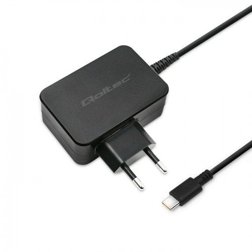 Qoltec 51024 Charger 65W 5-20V 3-3,25A USB Type-c Pd Black
