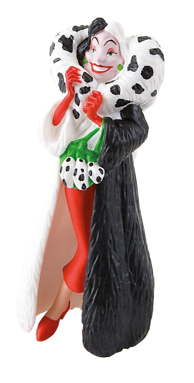 Figure Cruella Vil 101 Dalmatas Disney 9CM