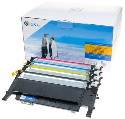 G&g Toner Erstzen Samsung CLT-P4072C/ HP SU382A 4 Units — image 1