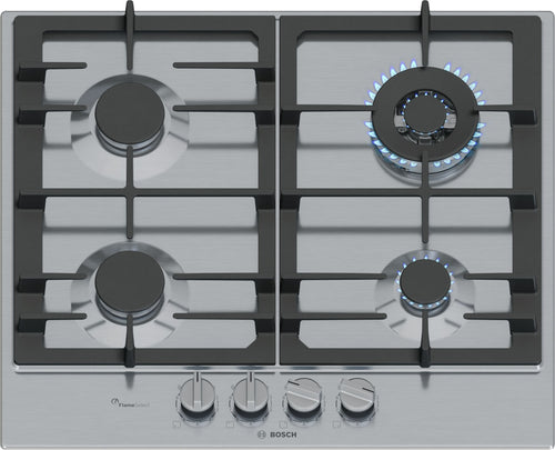Bosch Serie 6 PCH6A5I90 Hobs Steel Inoxidable Integrado 60CM Encimera Gas 4 — image 1