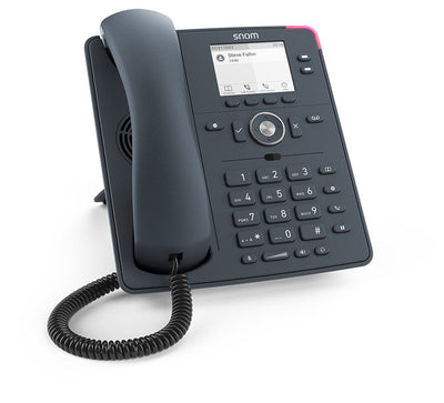 Snom - Phone IP D150, 2 Identidades Sip, 2 Ports Gigabit PoE Low Consumo And Screen Grã¡fica Byn 2.8 (f.a. — image 1