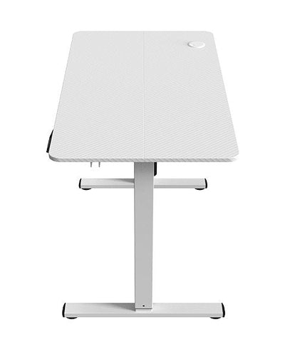 Mars Gaming Desk Gaming Mgd-ergopro White 110X60/ Ajuste Height Eléctrico 73-118CM/ Fibre Carbono/ Stand Headp — image 1