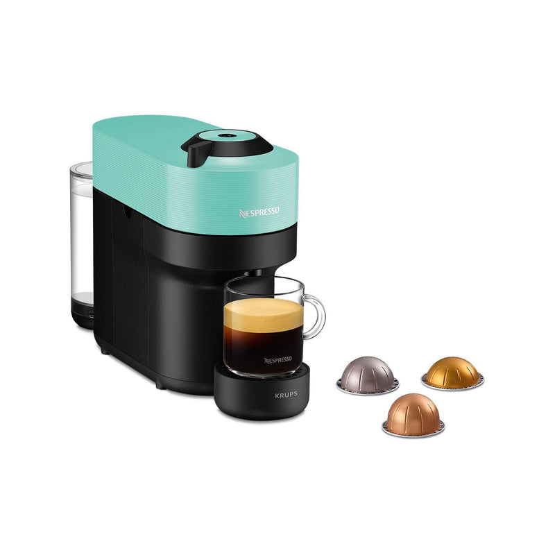 Krups Nespresso Vertuo Pop Aqua Mint XN9204, Máquina Cápsulas