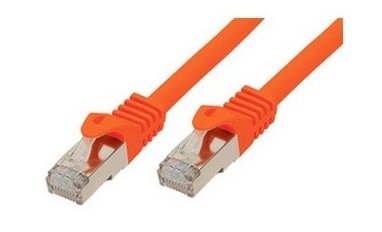 Shiverpeaks RJ45 Network Cable S FTP, CAT.7 Lszh 0,25M Orange