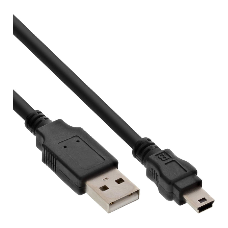 Inline® USB 2.0 Mini USB Cable Type a Male / Mini B Male, 5PIN, Black 2M