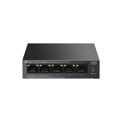 TP-Link Switch No Gestionable LS105LP Litewave 5P 10/100 4P PoE + Desktop Housing Metal No Rack — image 1