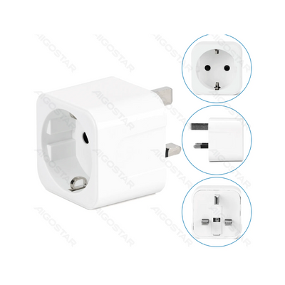 Aigostar Plug Wall Universal Alemania a Large Bretaña White — image 1