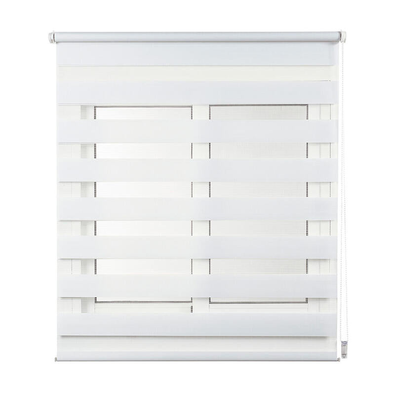 Estor Enrollable Clip&fix Noche&dia White 75X180CM