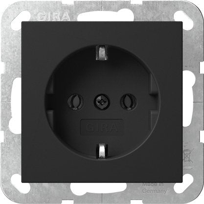 Gira 4188005 Schuko System 55 Black M — image 1