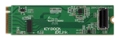 Icy Dock M.2 NVMe Pcle 5.0 SSD To 1X Mcio 4I Adapter With R — image 1