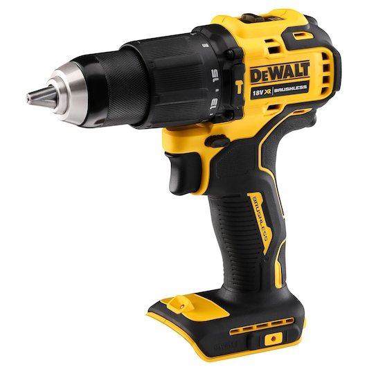 Dewalt Drill Impacto DCD709N-XJ, 18V, Without Battery Ni Charger Yellow Black