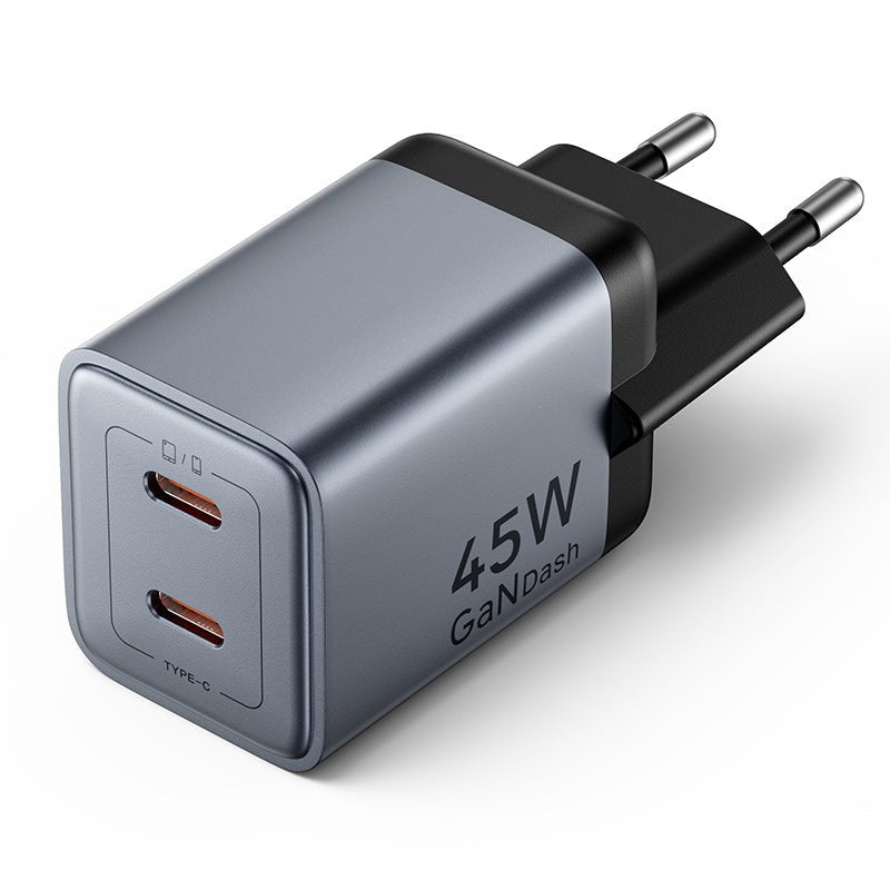Vention Wall Charger GaN FCDH0-EU 2x USB Type-c 45W