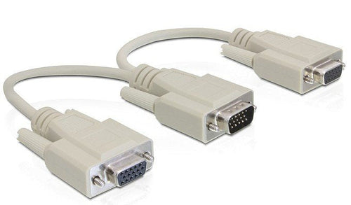 Delock Adapter VGA Male 2 X VGA Female — image 1