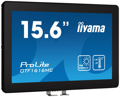 Iiyama 39.5CM (15.6) OTF1616MC-B1 16:9M-TOUCH HDMI + DP + USB — image 1