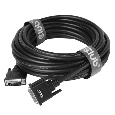 Cable DVI CLUB3D Dual Link (24 + 1) Bidireccional 3M M/M Retail — image 1
