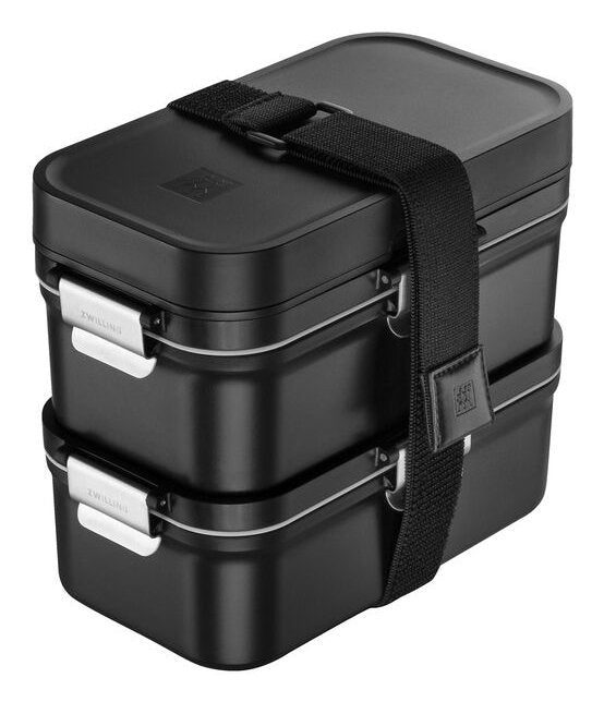 Zwilling 1030913 Lunch Box Set Lunch Box And Bidón Reutilizable Polipropileno (pp) Black 2 Pieces