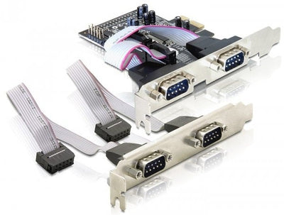 Delock Card Pci Express 4 X Serie RS-232 — image 1
