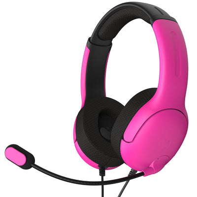 Headphones Pdp Nebula Alámbrico Diadema Set Black Pink — image 1