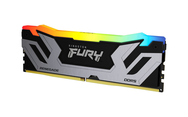 Kingston Memory Fury 24GB DDR5-8400, RAM Silver/Black KF584CU40RSA-24, Fury Renegade Rgb, Intel Xmp KF584CU40R