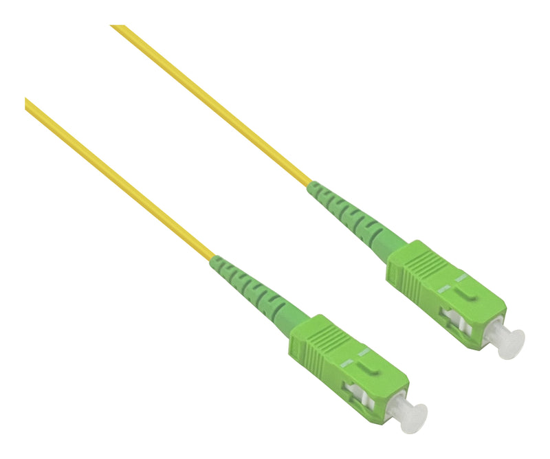 Helos Lwl Network Cable OS2 Simplex 2,0MM Sc/Apc-sc-apc 9/125?M Yellow 0,5M Lszh