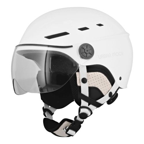 Tnb Urban Moov Helmet Protector With Visera And Orejeras Desmontables - White Size L