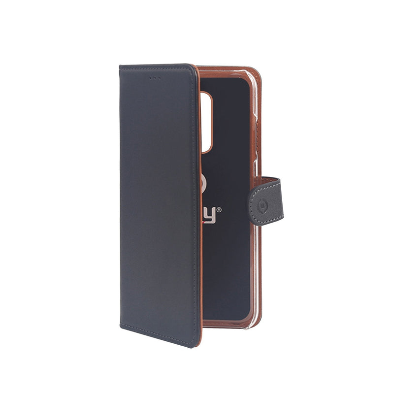 Celly Wally Case For Iphone 11 Pro Max. 16,5CM (6.5) Folio Black Brown