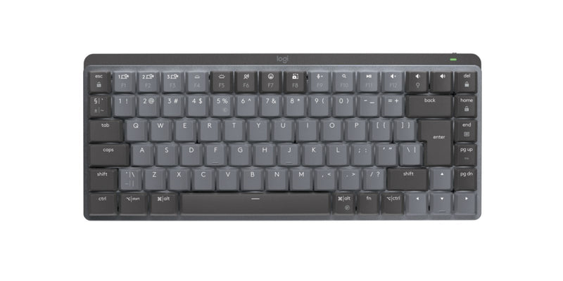 Logitech Mx Mini Mechanical Keyboard RF Wireless + Bluetooth QWERTY Internacional Ee.uu. Graphite Grey
