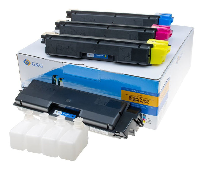 G&g Toner Ersetzen Kyocera TK-580 4 Units