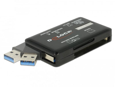 Delock Card Reader External Superspeed USB Cf / SD / microSD / Ms / M2 / Xd — image 1