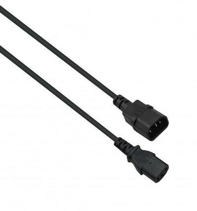 Helos Cable Power C13 a C14, Black 1,0M — image 1