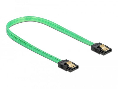 Delock Cable 82064 SATA 0,3M SATA 7-PIN Green — image 1