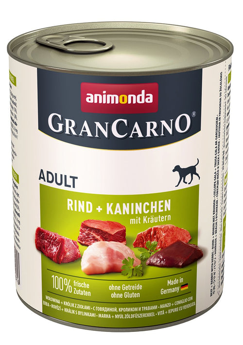 Animonda Grancarno Sabor Adulto: Ternera, Conejo And Hierbas 800G — image 1