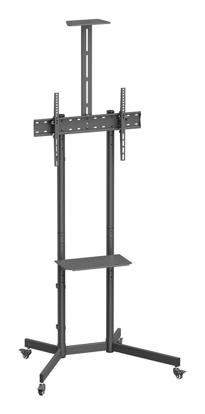 Aisens Stand Floor Eco With Wheel Tray Dvd And Stand Camera Monitor/TV 45KG 37-70, Black — image 1
