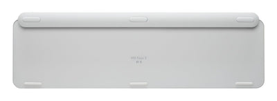 Logitech Keyboard Portuguese Mx Keys S RF Wireless + Bluetooth Aluminium White — image 1