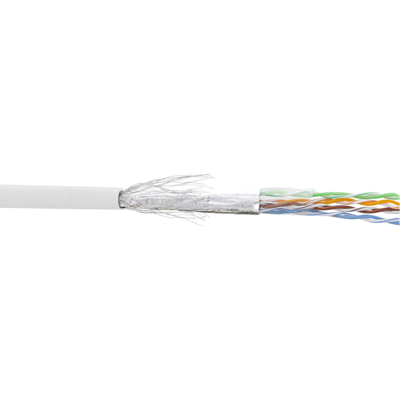 Inline Network Cable Sf/UTP CAT.5E AWG26 Cca Pvc White 100M