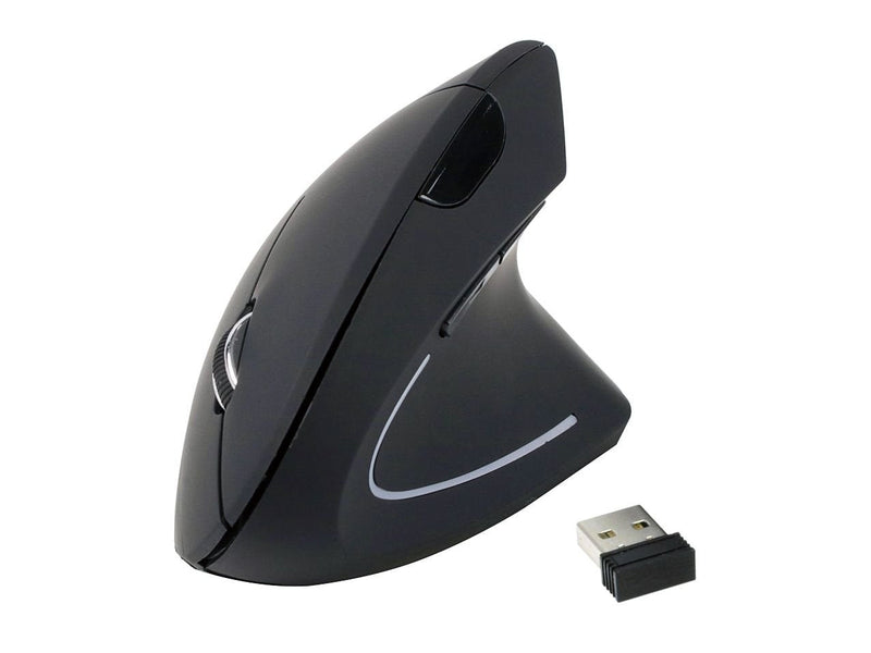 Equip Mouse Wireless Ergonomico 2 Buttons 1600DPI Life Colour Black