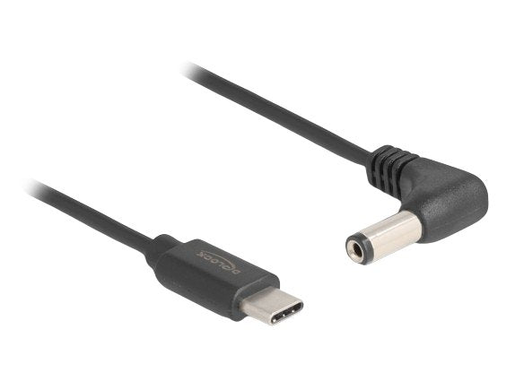 Delock 85398 Cable Power USB Type-c™ a Cc 5,5 X 2,1MM Male Ángulo 1,5M