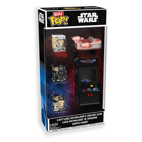 Figure Bitty Pop Star Wars 8 Bit Luke Skywalker & Arcade Case — image 1