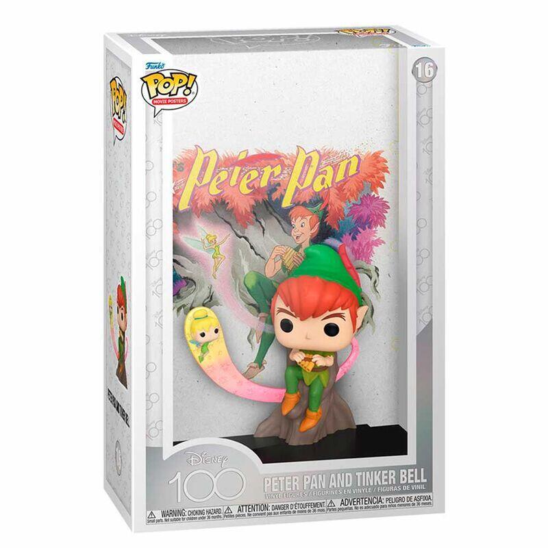 Figura Pop Poster Disney Peter Pan - Peter Pan Y Tinker Bell