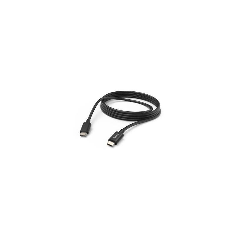 Hama USB Cable -c - Length 1M - USB-C a USB-C - 480 Mbit/S - 60W - Black