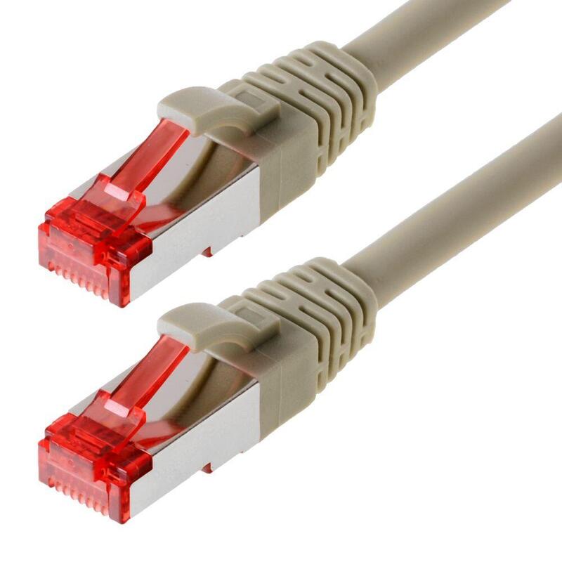 Helos Network Cable S/FTP CAT.6 Grey 3,0M