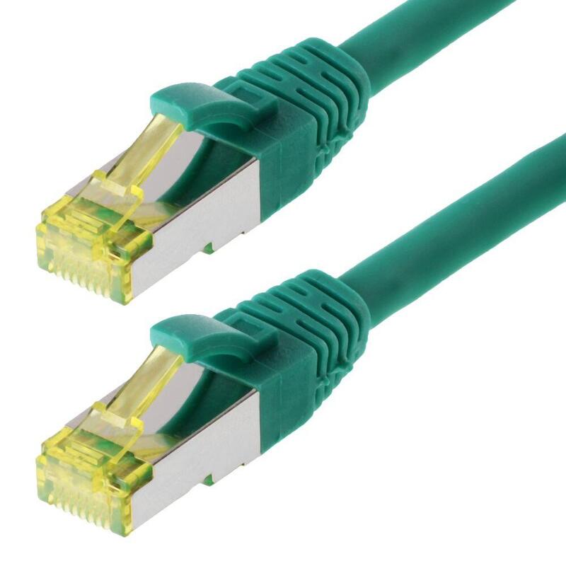 Helos Network Cable S/FTP CAT.6A Green 2,0M