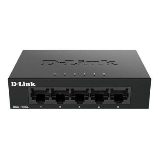 D-Link Desktop Switch D-Link Dgs-105Gl 5 P 10 / 100 / 1000 Mbps Black