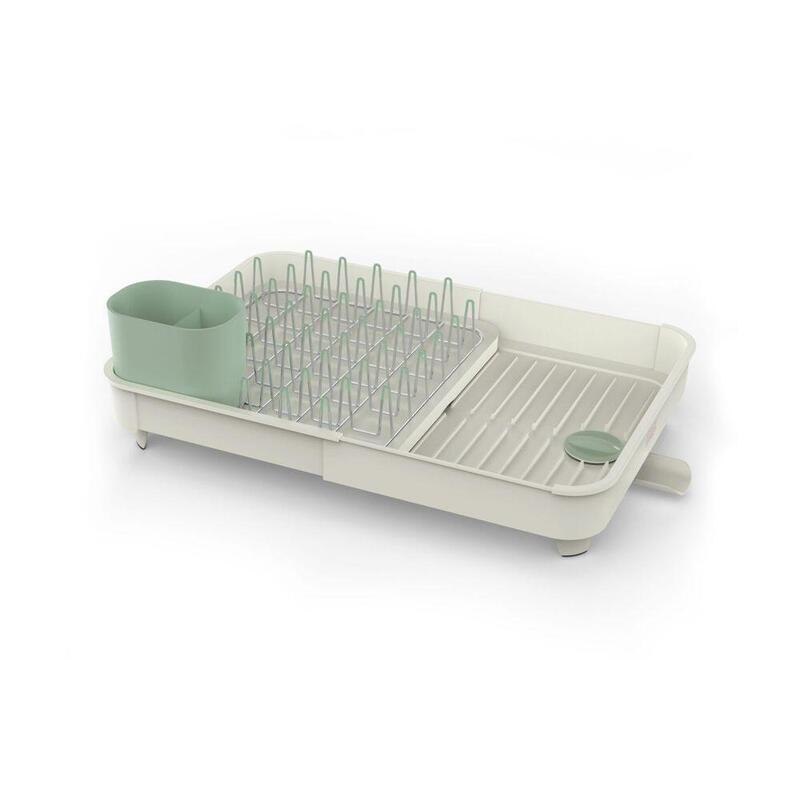 Joseph Extend Stone Green Expandable Dish Drainer