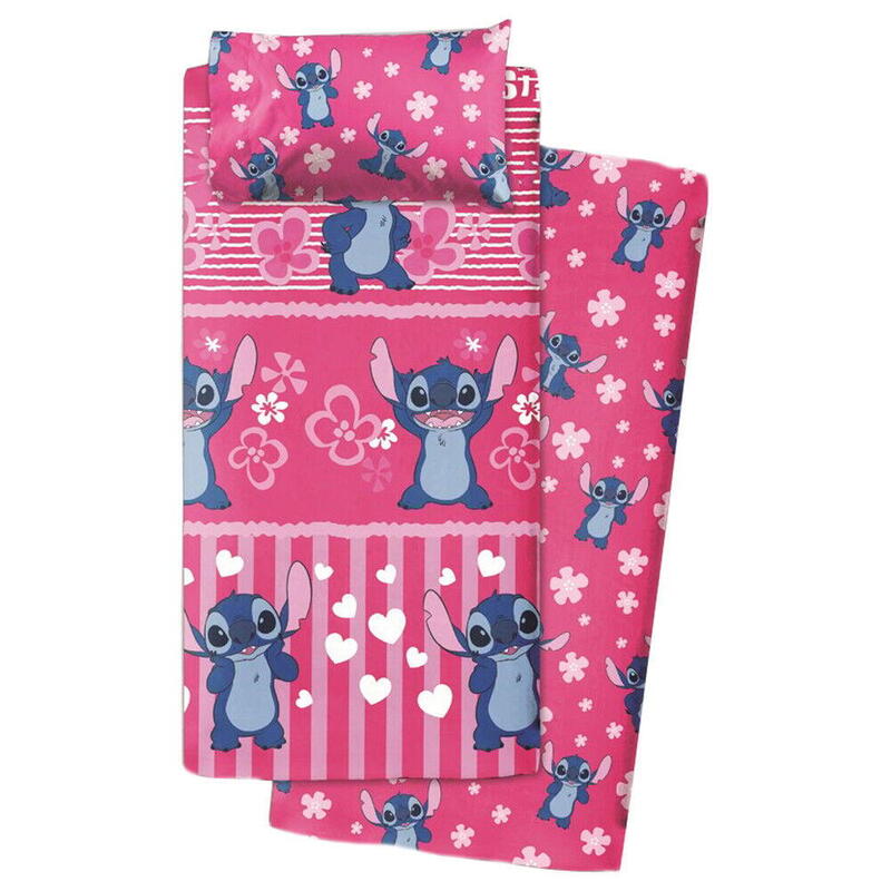 Disney Set Bed Sheets Stitch Algodon 90CM