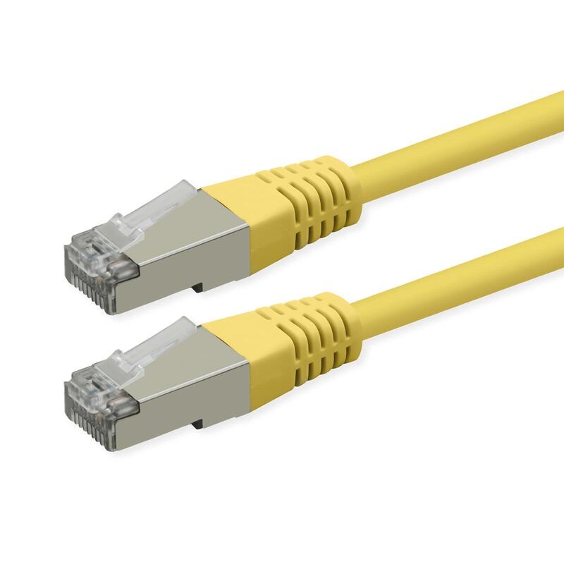 Roline Kab Network Cable CAT.6 Class Y PoE S FTP Pimf Amarillo 0,3M